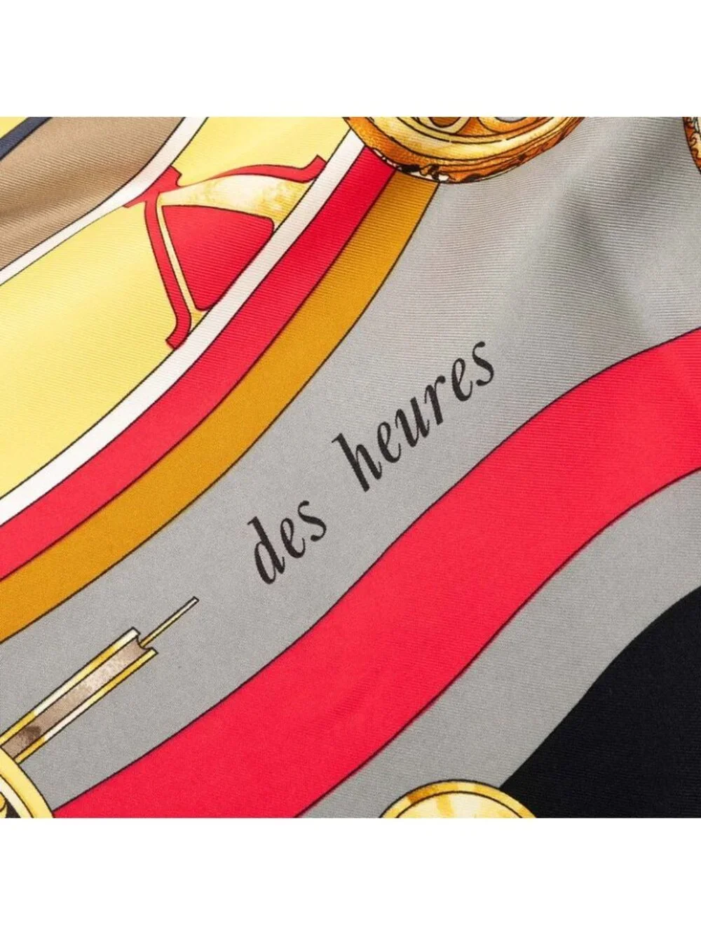 Hermes Carre 90 la Ronde Des Heures Tokinoronbu Scarf Large Multicolor Silk